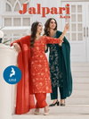 Jalpari By Kaya Vertical Printed Kurti With Bottom Dupatta Wholesale Price In Surat
